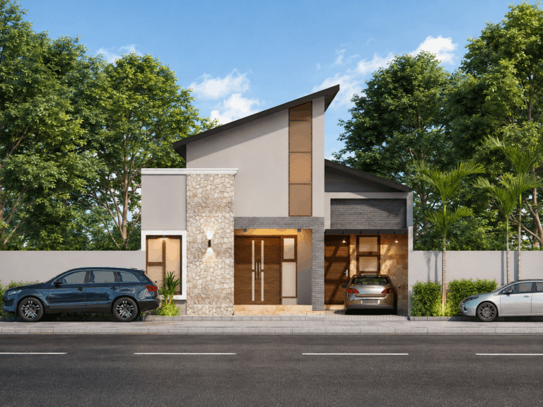Desain rumah casual minimalis