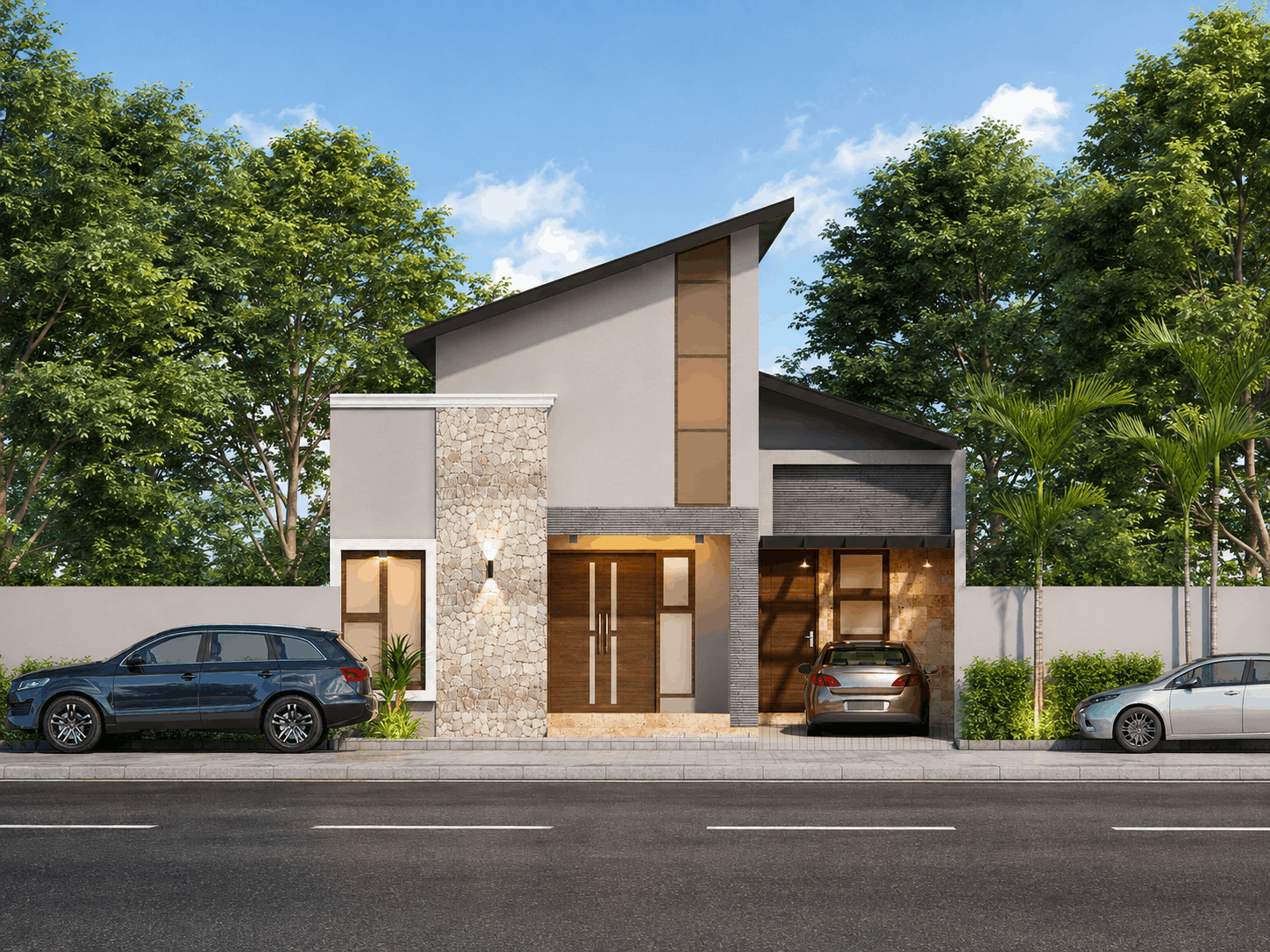 Desain rumah casual minimalis