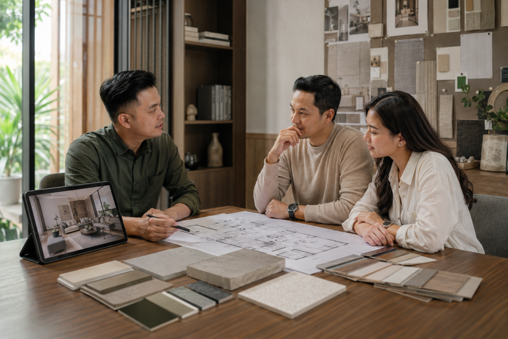 kosnultasi dengan tim jasa desain interior rumah dari bithome